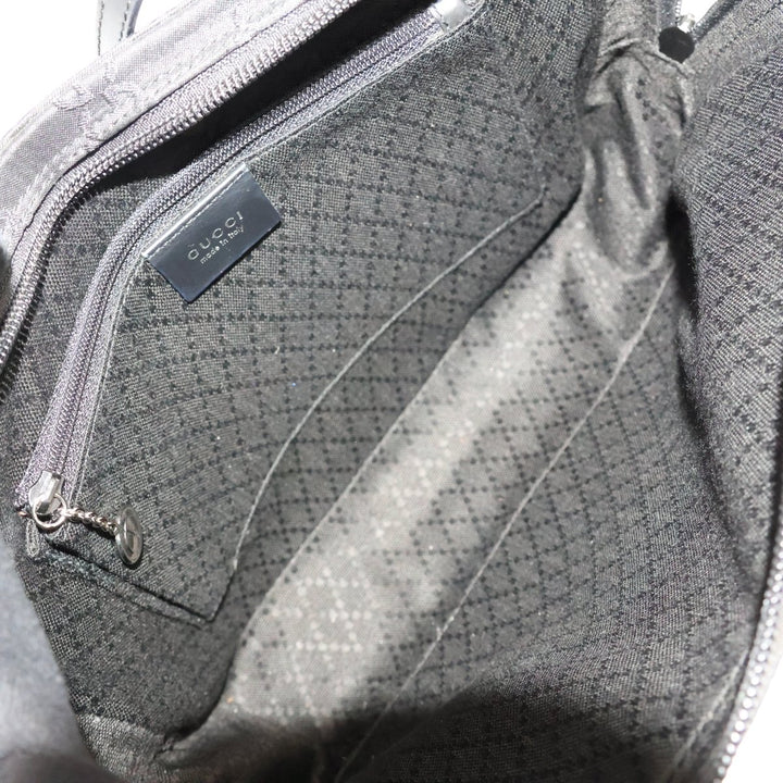 Gucci GG Monogram Black Shoulder Handbag - Lux Central
