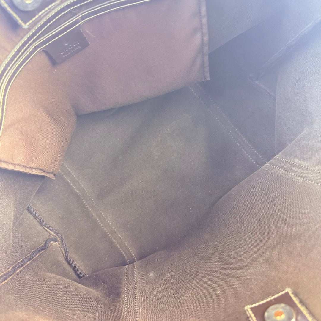Gucci GG Monogram Canvas Beige Tote Handbag - Lux Central