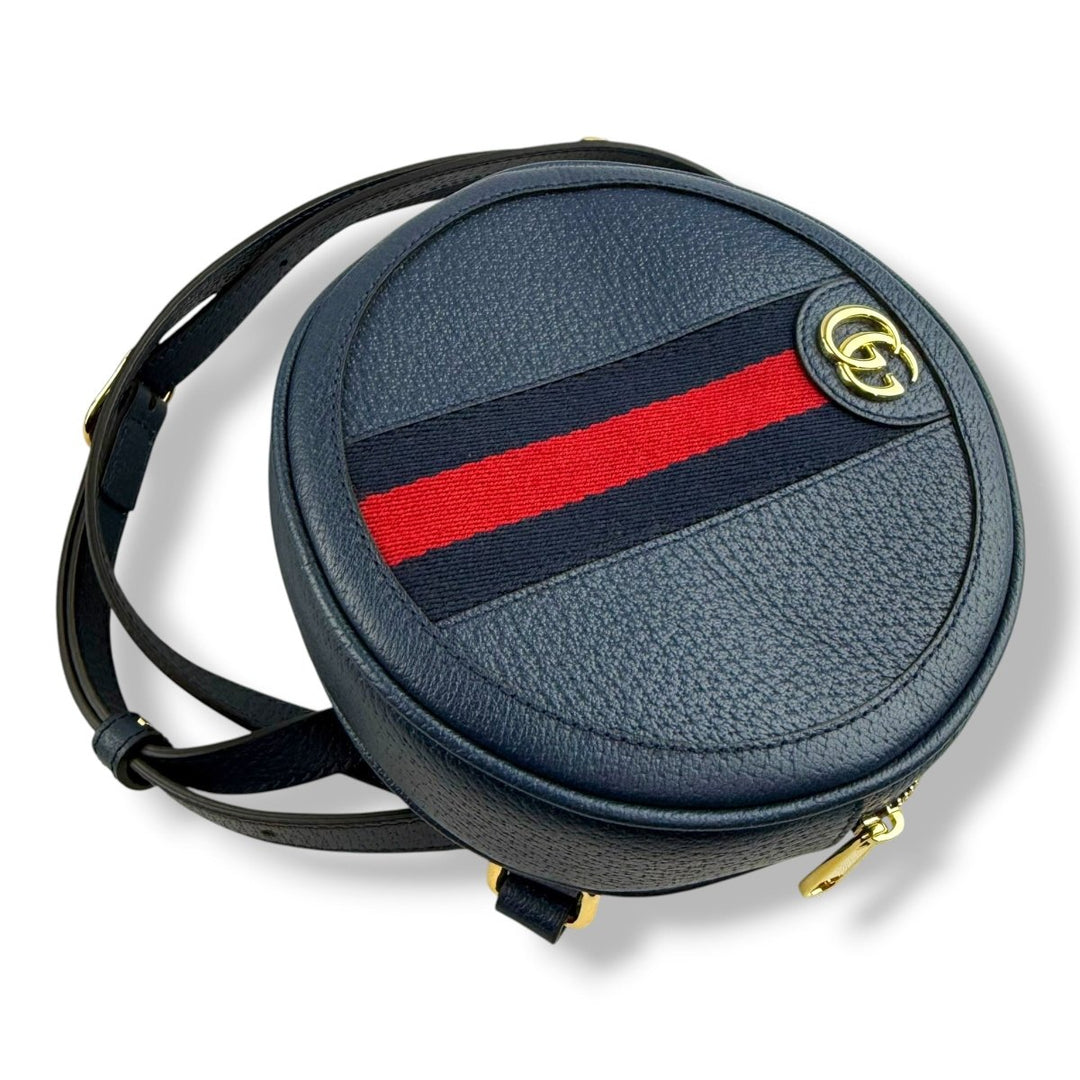 Gucci GG Ophidia Mini Round Shoulder Bag - Lux Central