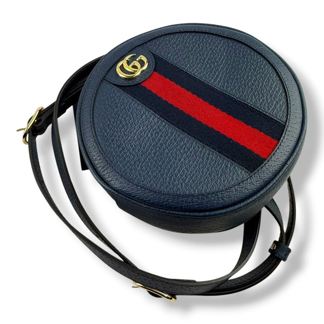 Gucci GG Ophidia Mini Round Shoulder Bag - Lux Central