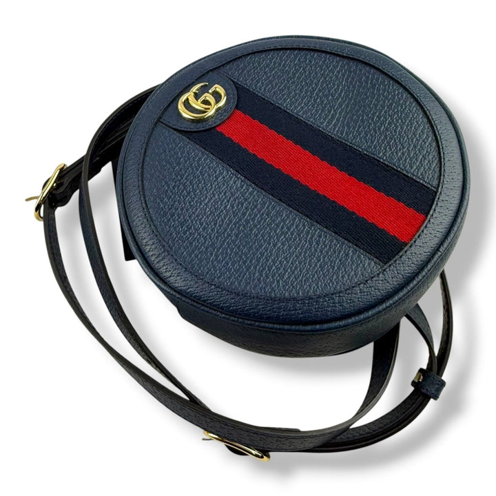 Gucci GG Ophidia Mini Round Shoulder Bag - Lux Central