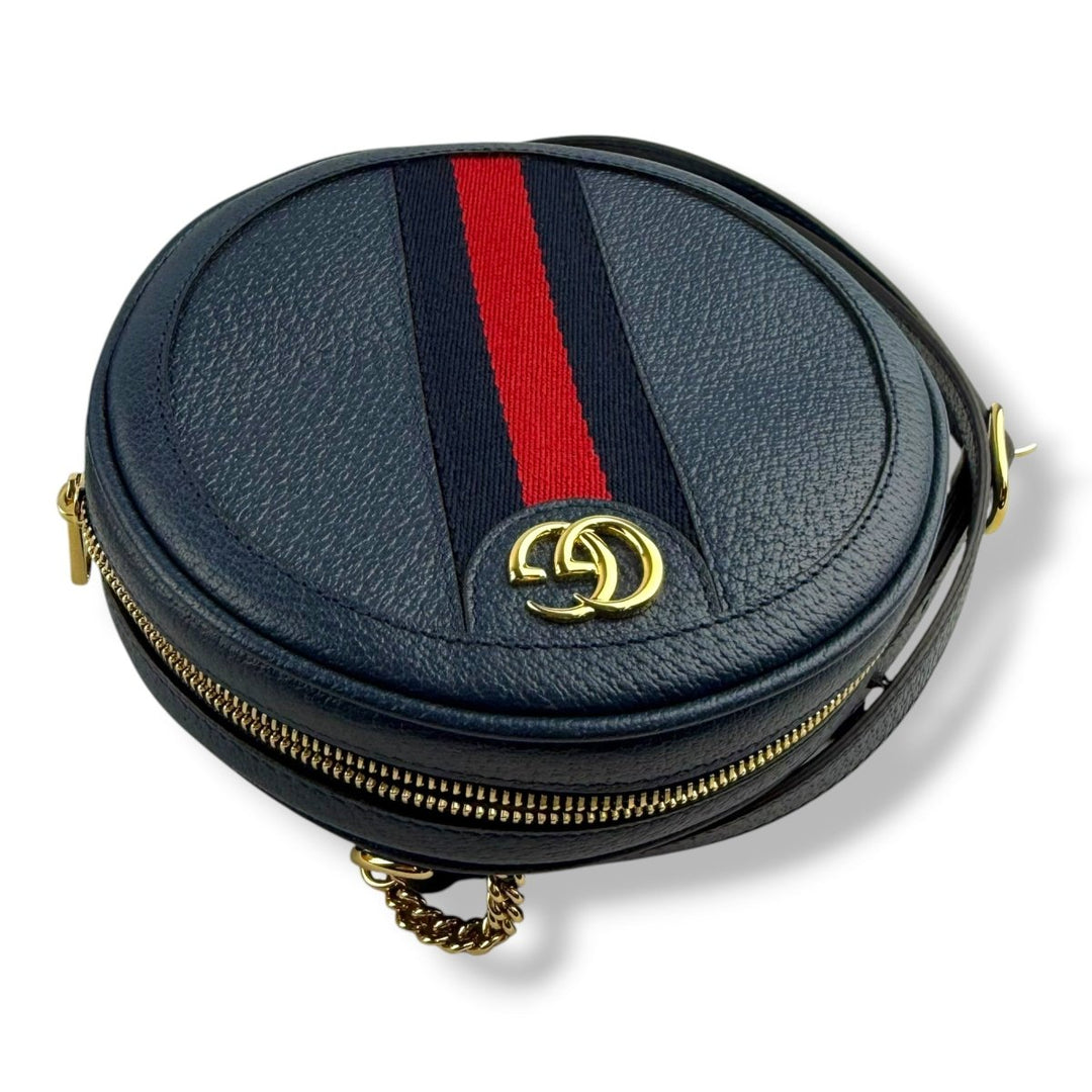 Gucci GG Ophidia Mini Round Shoulder Bag - Lux Central