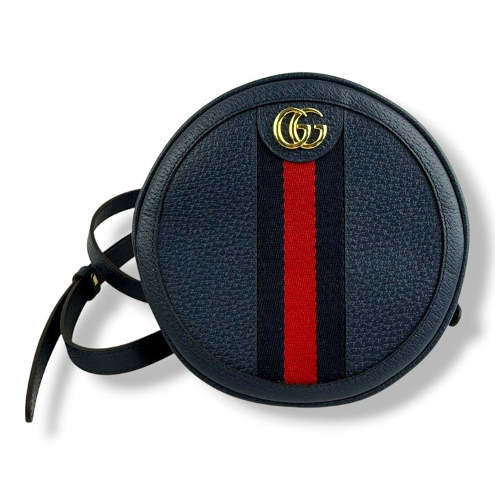 Gucci GG Ophidia Mini Round Shoulder Bag - Lux Central