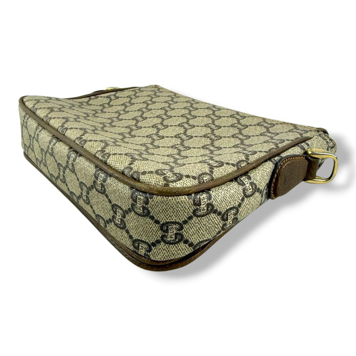 Gucci GG Plus Canvas Beige Crossbody Bag - Lux Central