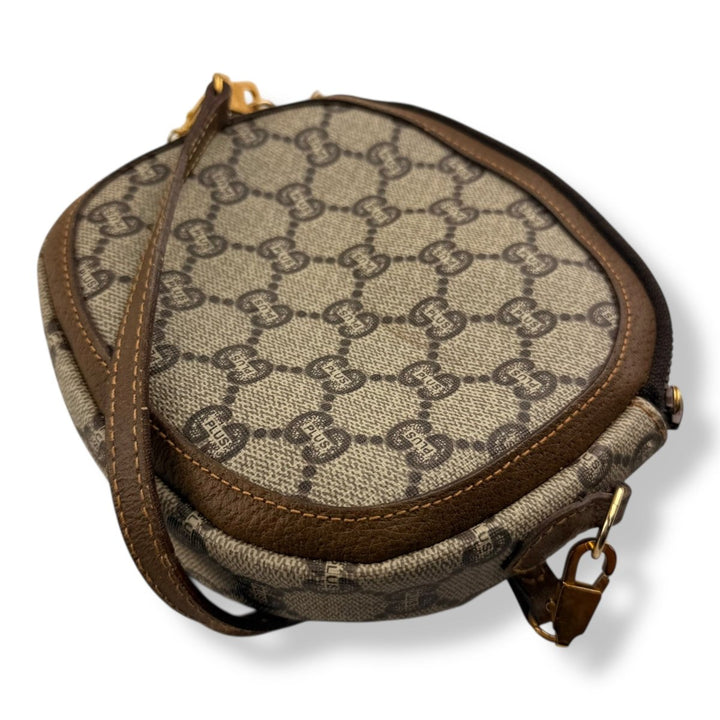 Gucci GG Plus Canvas Beige Mini Crossbody Bag - Lux Central