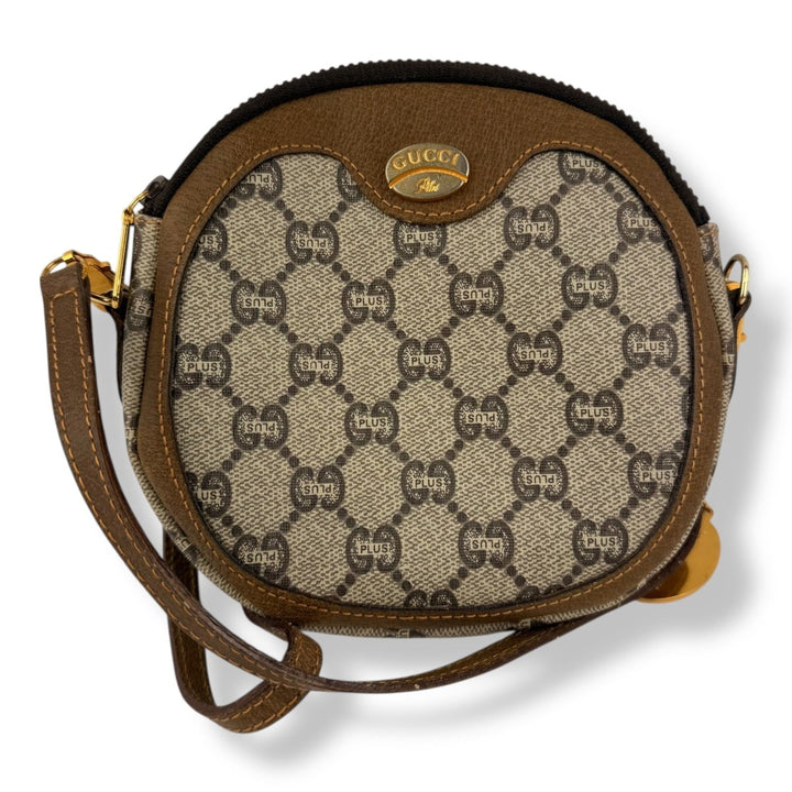 Gucci GG Plus Canvas Beige Mini Crossbody Bag - Lux Central