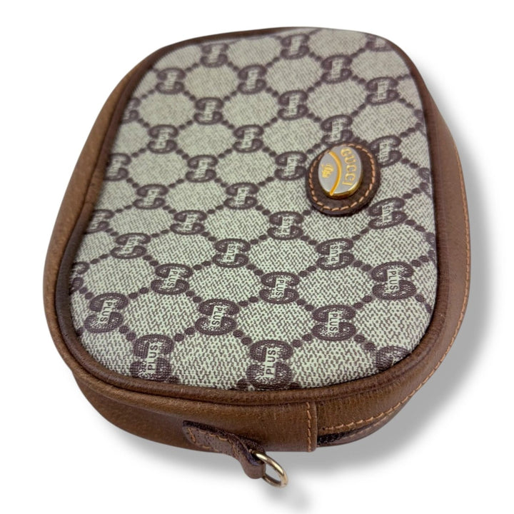 Gucci GG Plus Canvas Beige Shoulder Crossbody Bag - Lux Central