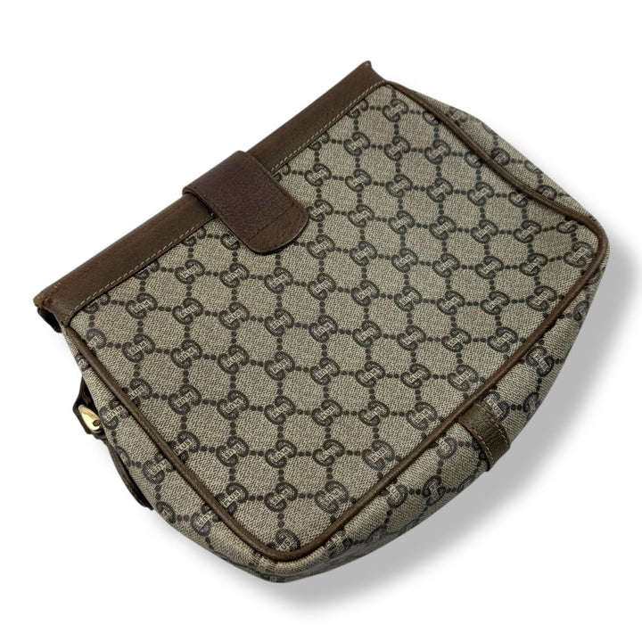 Gucci GG Plus Canvas Beige Shoulder Crossbody Bag - Lux Central