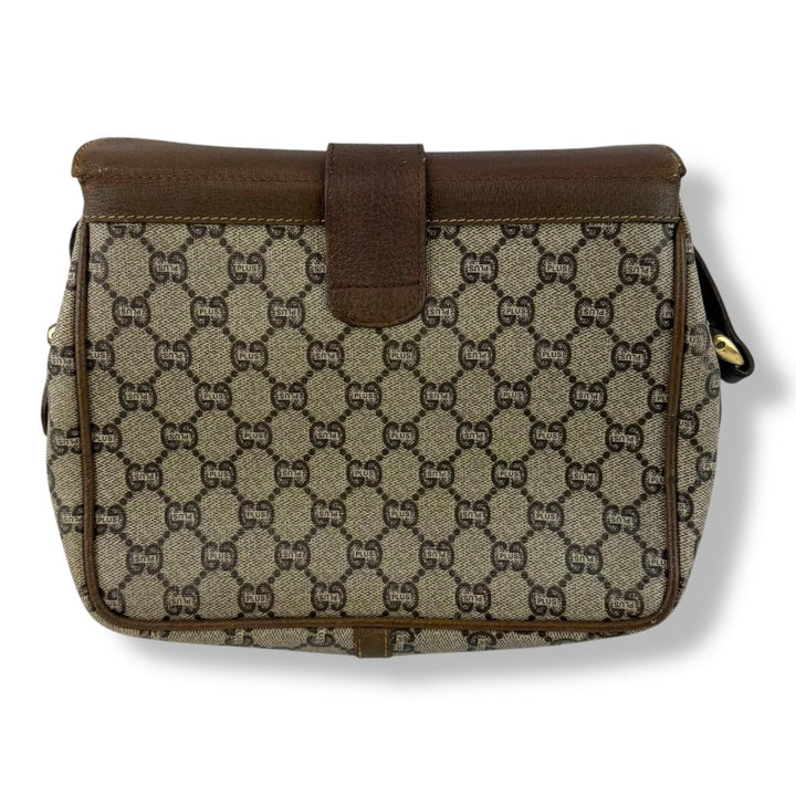 Gucci GG Plus Canvas Beige Shoulder Crossbody Bag - Lux Central