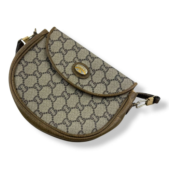 Gucci GG Plus Canvas Beige Shoulder Crossbody Bag - Lux Central