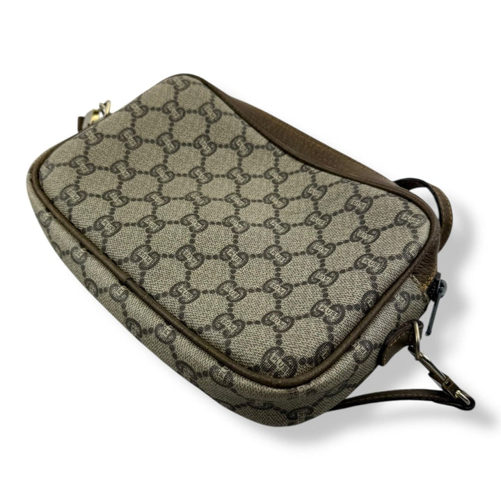 Gucci GG Plus Canvas Beige Shoulder Crossbody Bag - Lux Central