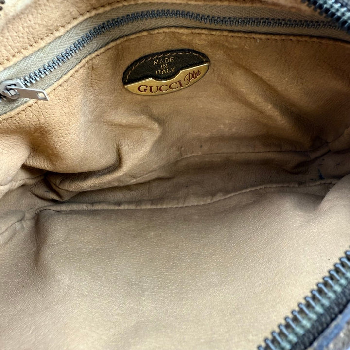 Gucci GG Plus Canvas Beige Shoulder Crossbody Bag - Lux Central