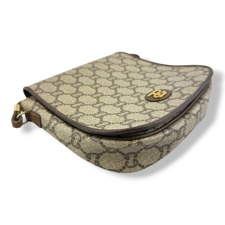 Gucci GG Plus Canvas Beige Shoulder Crossbody Bag - Lux Central