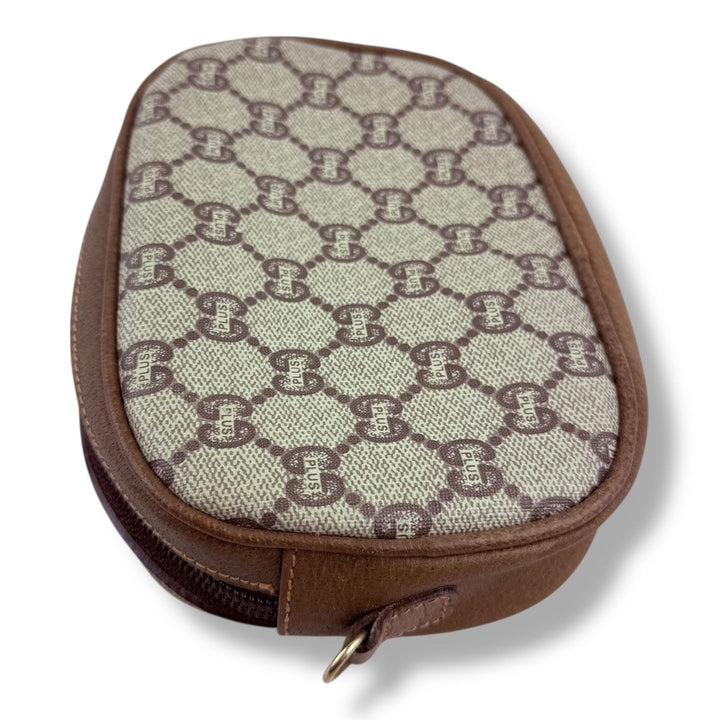 Gucci GG Plus Canvas Beige Shoulder Crossbody Bag - Lux Central