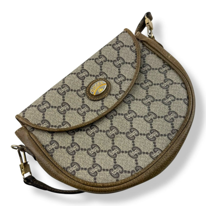 Gucci GG Plus Canvas Beige Shoulder Crossbody Bag - Lux Central
