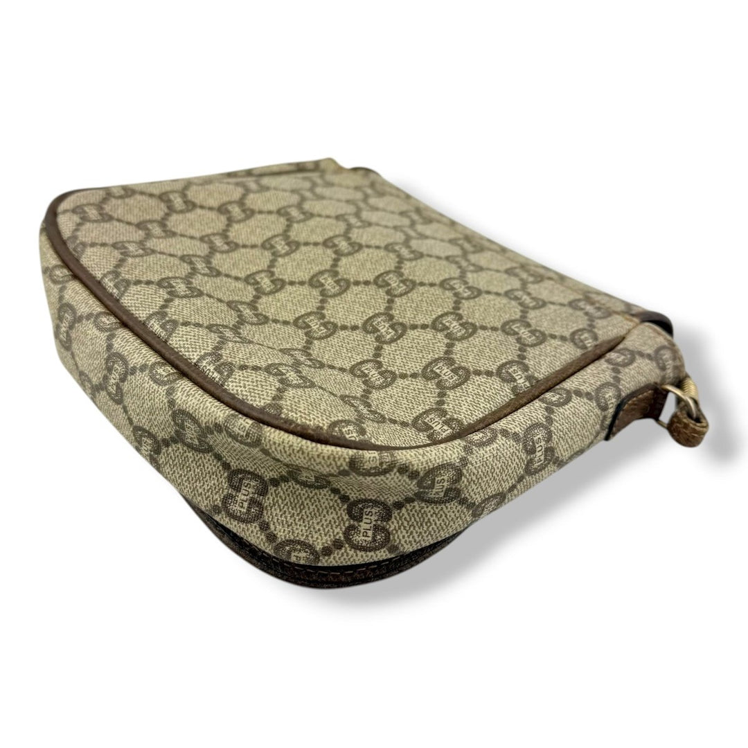 Gucci GG Plus Canvas Beige Shoulder Crossbody Bag - Lux Central