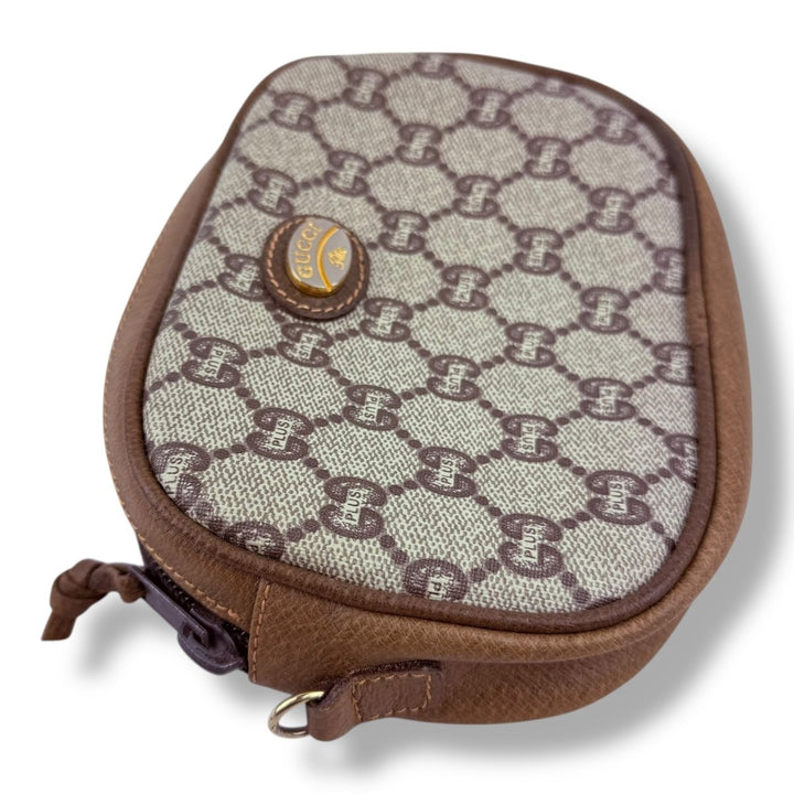 Gucci GG Plus Canvas Beige Shoulder Crossbody Bag - Lux Central