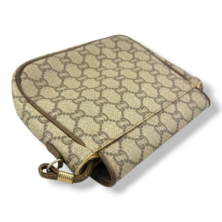 Gucci GG Plus Canvas Beige Shoulder Crossbody Bag - Lux Central