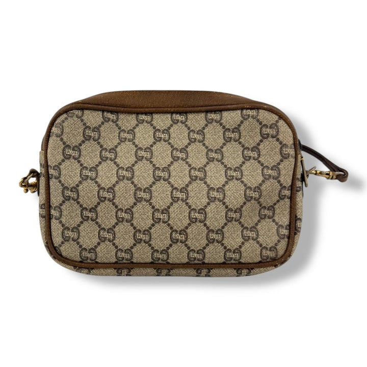 Gucci GG Plus Canvas Beige Shoulder Crossbody Bag - Lux Central