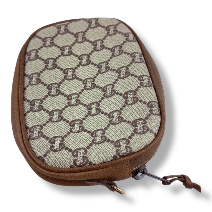 Gucci GG Plus Canvas Beige Shoulder Crossbody Bag - Lux Central