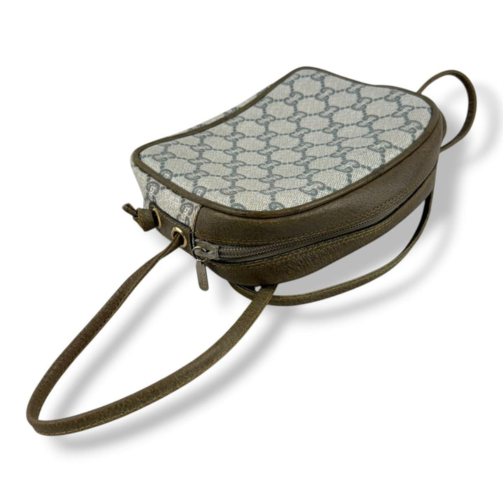 Gucci GG Plus Canvas Beige/Grey Crossbody Bag - Lux Central