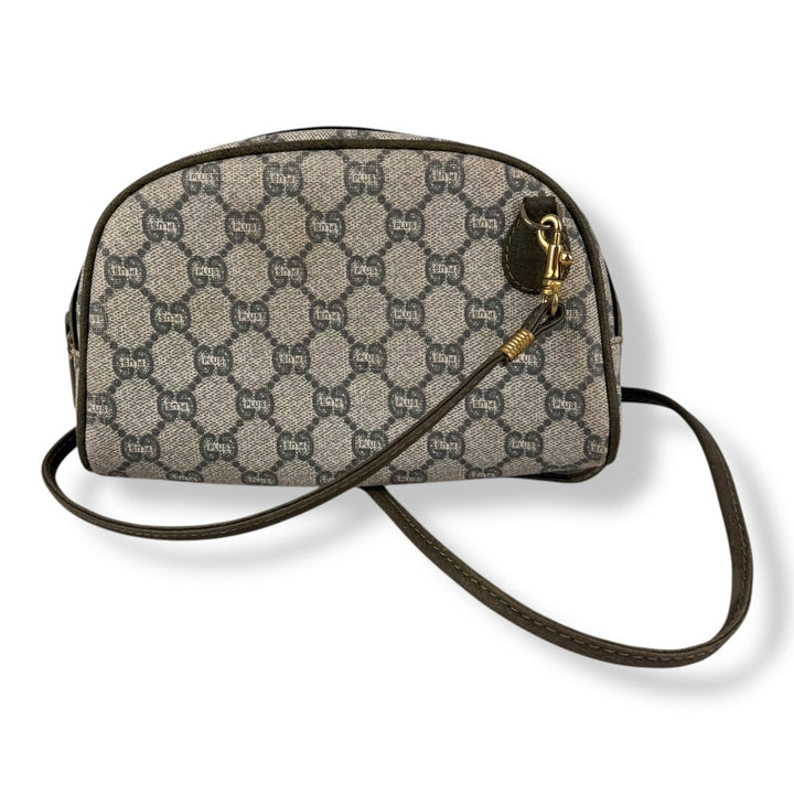 Gucci GG Plus Canvas Beige/Grey Crossbody Bag - Lux Central