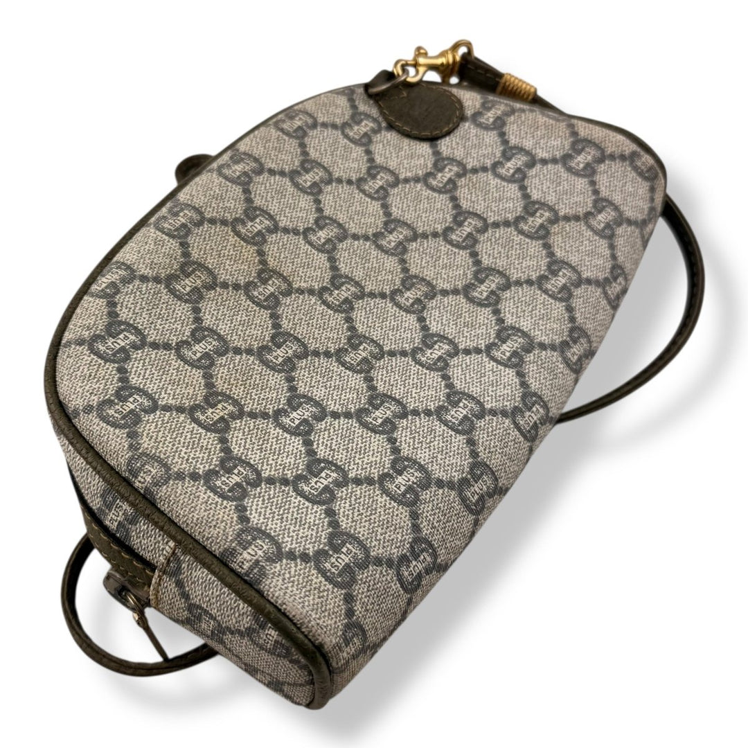 Gucci GG Plus Canvas Beige/Grey Crossbody Bag - Lux Central