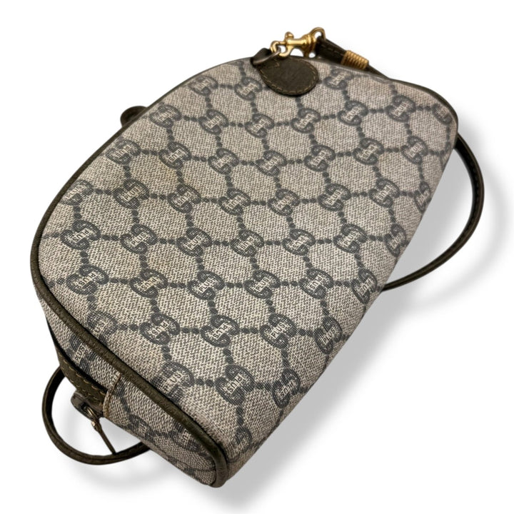 Gucci GG Plus Canvas Beige/Grey Crossbody Bag - Lux Central