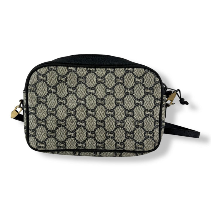 Gucci GG Plus Canvas Beige/Navy Shoulder Crossbody Bag - Lux Central