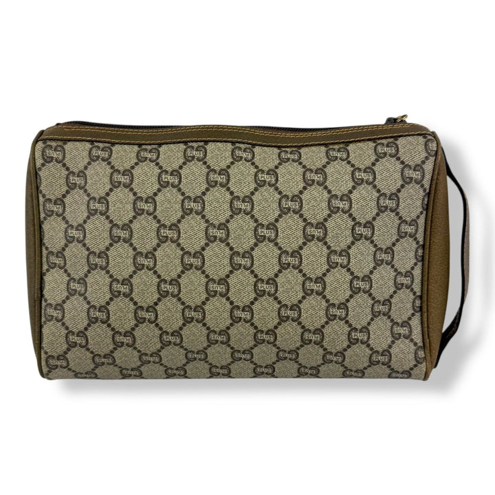 Gucci GG Plus Monogram Beige Clutch Pouch Bag - Lux Central