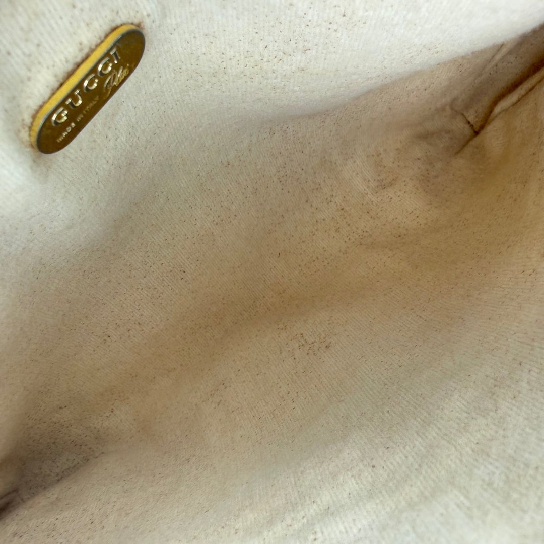 Gucci GG Plus Monogram Beige Clutch Pouch Bag - Lux Central