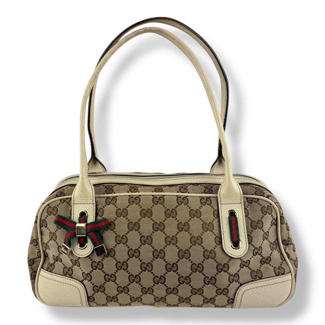 Gucci GG Princy Beige Monogram Handbag - Lux Central
