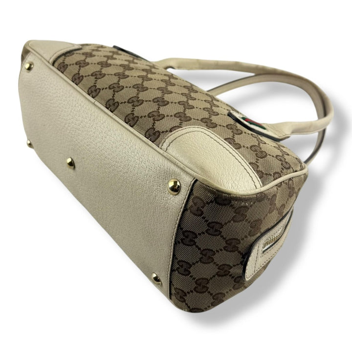 Gucci GG Princy Beige Monogram Handbag - Lux Central