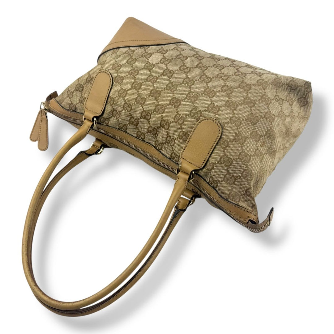 Gucci GG Princy Beige Monogram Handbag - Lux Central