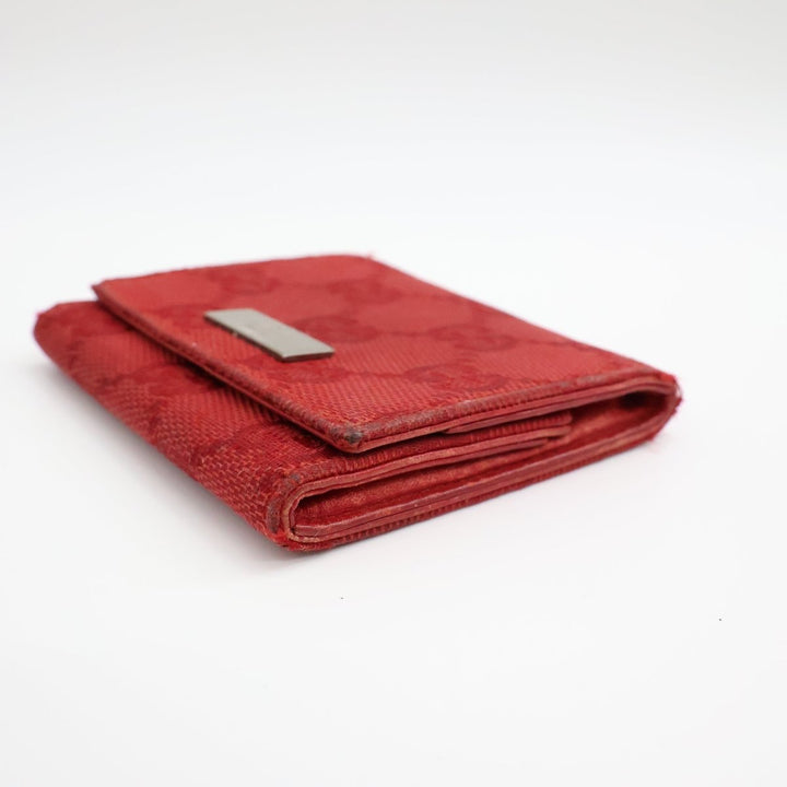 Gucci GG Red Canvas Coin Pouch - Lux Central