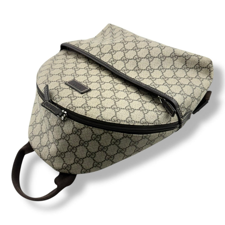 Gucci GG Small Beige Monogram Backpack - Lux Central