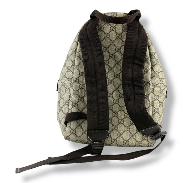 Gucci GG Small Beige Monogram Backpack - Lux Central