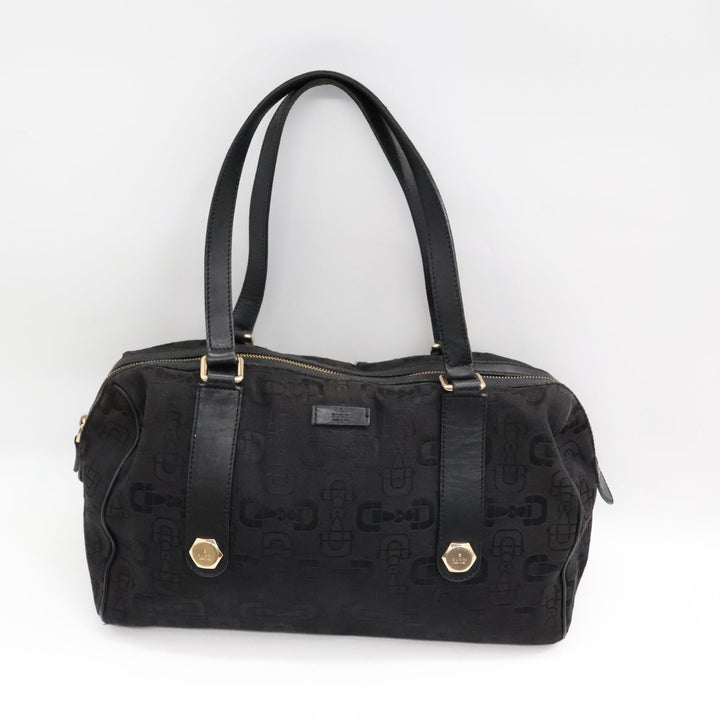 Gucci GG Small Black Charmy Tote Handbag - Lux Central