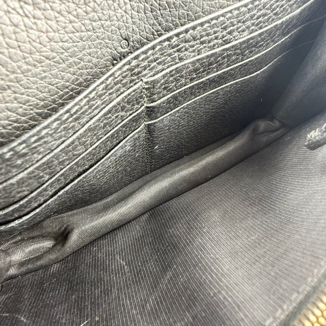 Gucci GG Soho Black Leather Handbag - Lux Central