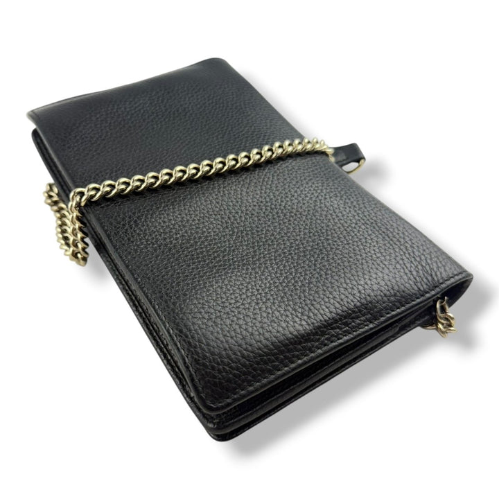 Gucci GG Soho Black Leather Handbag - Lux Central
