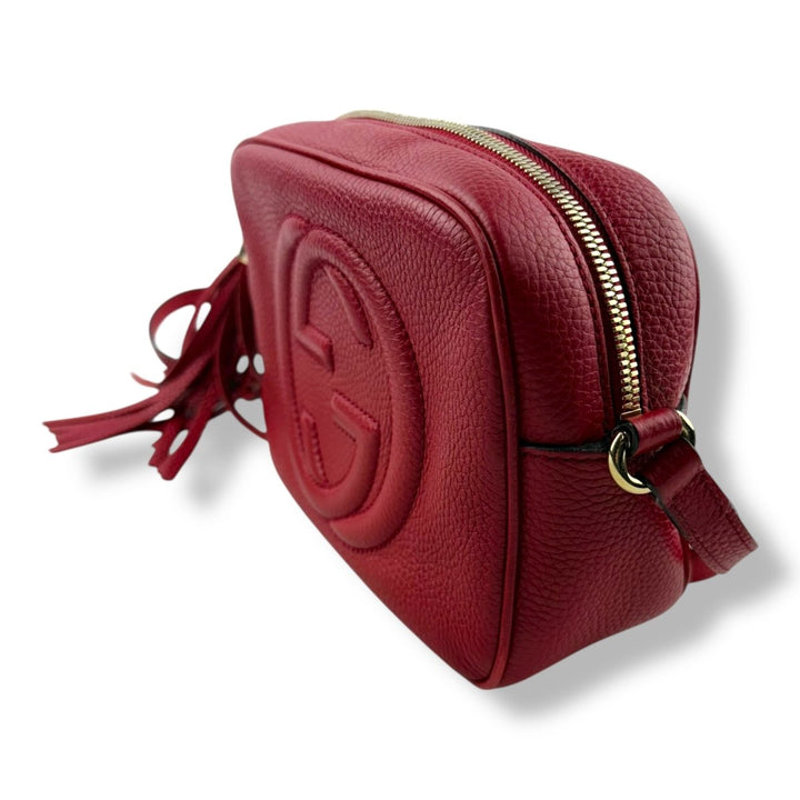 Gucci GG Soho Red Crossbody Handbag - Lux Central