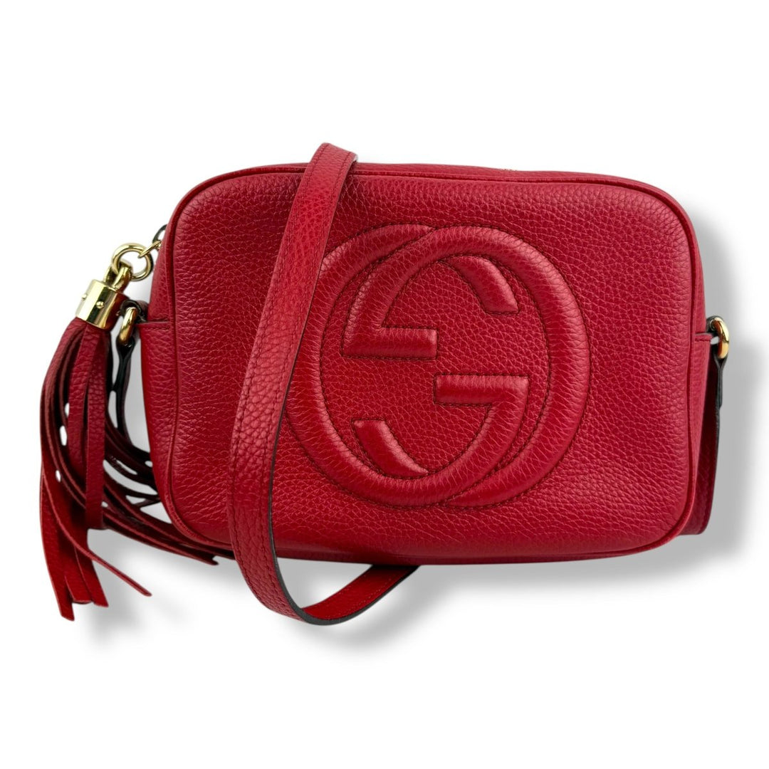 Gucci GG Soho Red Crossbody Handbag - Lux Central