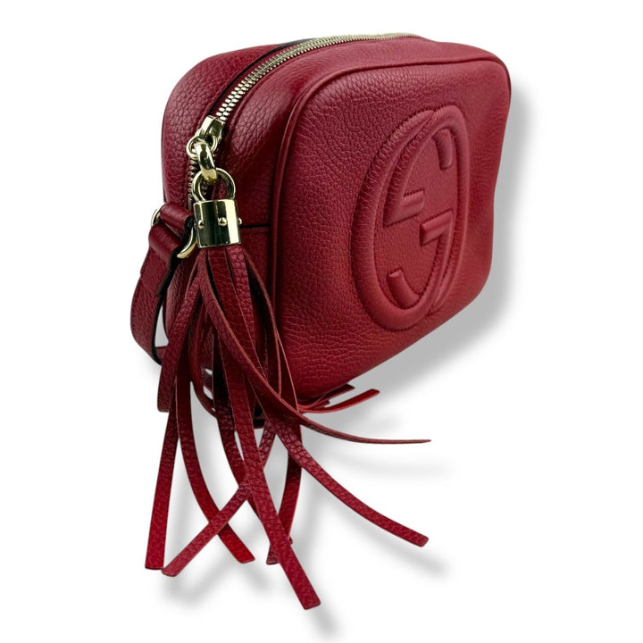 Gucci GG Soho Red Crossbody Handbag - Lux Central