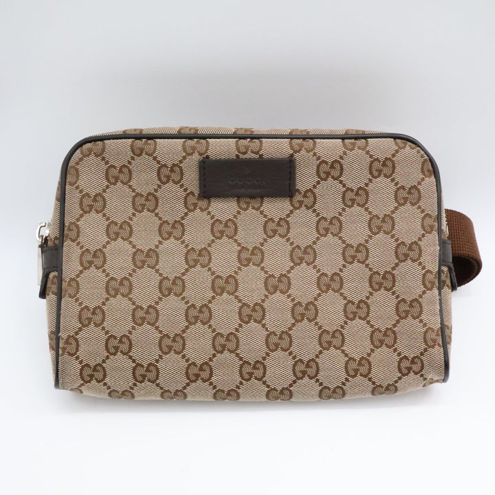 Gucci GG Supreme Beige Belt Messenger Bag - Lux Central