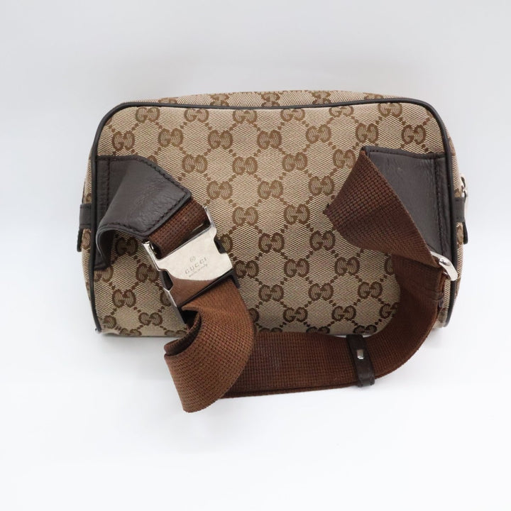 Gucci GG Supreme Beige Belt Messenger Bag - Lux Central