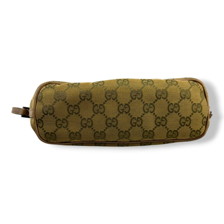 Gucci GG Supreme Beige Boat Pochette Handbag - Lux Central