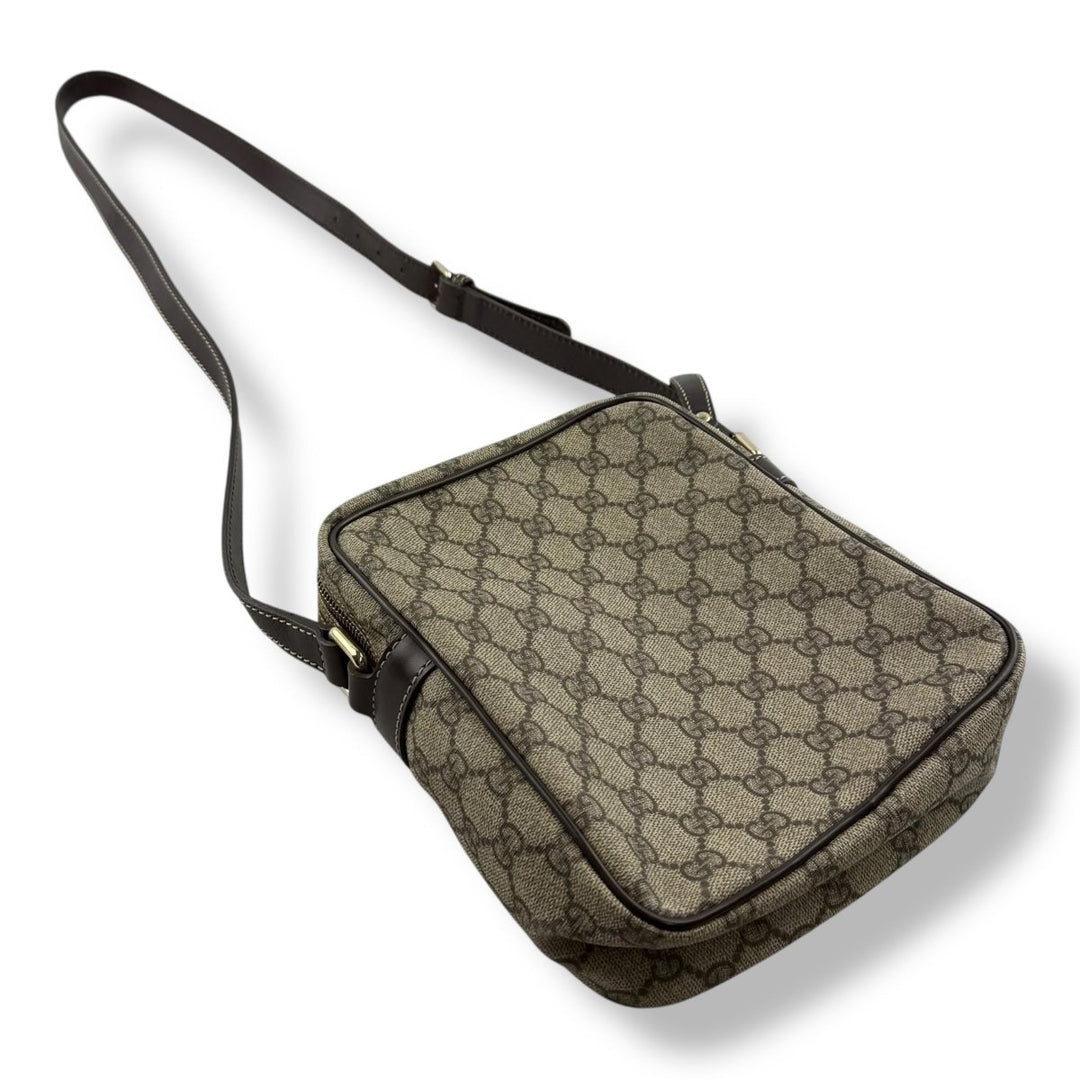 Gucci GG Supreme Beige Crossbody Bag - Lux Central