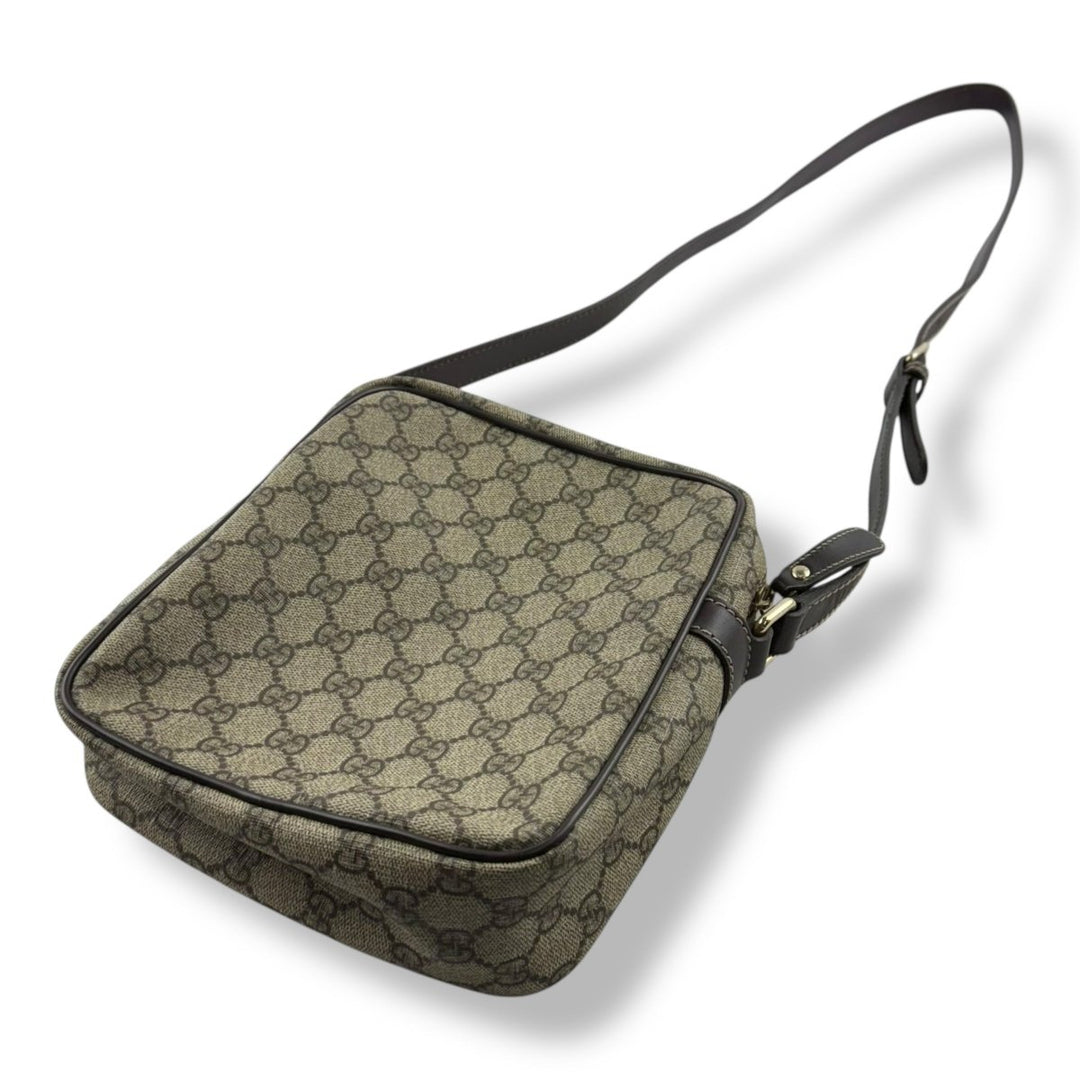Gucci GG Supreme Beige Crossbody Bag - Lux Central