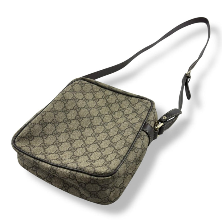 Gucci GG Supreme Beige Crossbody Bag - Lux Central