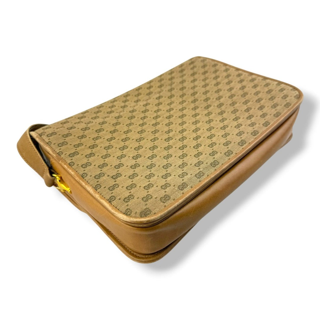 Gucci GG Supreme Beige Micro Shoulder Handbag - Lux Central